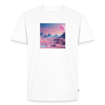 Rêve Céleste - T-shirt Premium bio Homme - blanc - Devant - Nico (187cm)