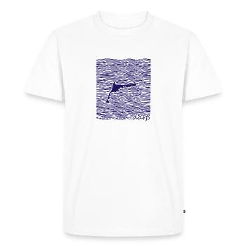 Fischland Darß-Zingst, Darss, Baltic Sea, Germany - Men's Premium Organic T-Shirt - white - Front - Nico (187cm)