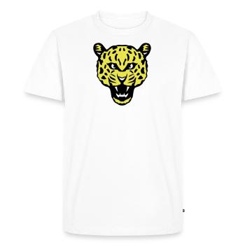 head leopards wild animals - Men's Premium Organic T-Shirt - white - Front - Nico (187cm)