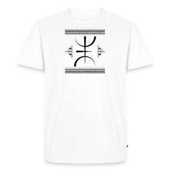 Z Imazighen - T-shirt Premium bio Homme - blanc - Devant - Nico (187cm)