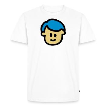 cute boy - petit garçon 3 - T-shirt Premium bio Homme - blanc - Devant - Nico (187cm)