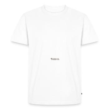 Rue Downing - T-shirt Premium bio Homme - blanc - Devant - Nico (187cm)