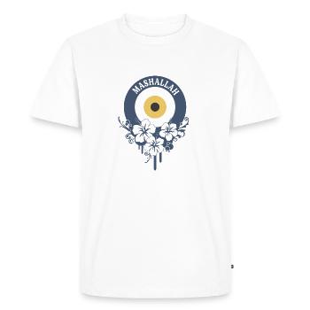 Nazar - T-shirt Premium bio Homme - blanc - Devant - Nico (187cm)