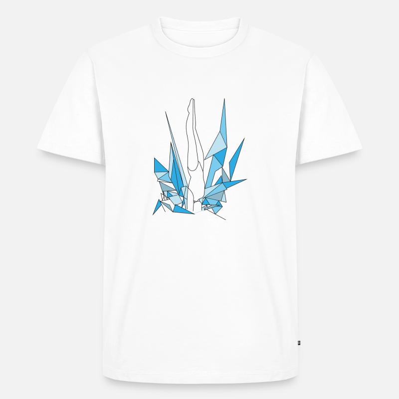 Get into your element - Männer Premium Bio T-Shirt - Weiß