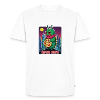 Urban Appetite: High Bite Rebellion - T-shirt Premium bio Homme - blanc - Devant - Nico (187cm)