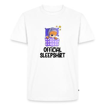 Drôle de dicton photo humour drôle idée idée cadeau - T-shirt Premium bio Homme - blanc - Devant - Nico (187cm)