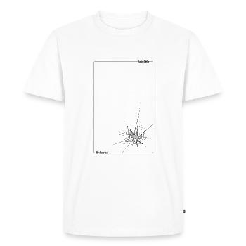 No love for the state - Men's Premium Organic T-Shirt - white - Front - Nico (187cm)