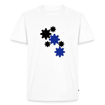 Robotics - Men's Premium Organic T-Shirt - white - Front - Nico (187cm)