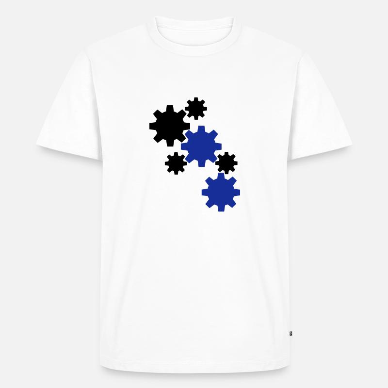 Robotics - Männer Premium Bio T-Shirt - Weiß