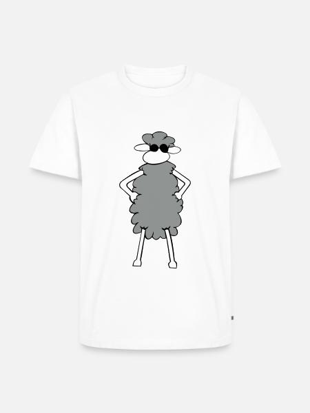 Sheep cool! - Men's Premium Organic T-Shirt - white