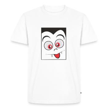 petit vampire - T-shirt Premium bio Homme - blanc - Devant - Nico (187cm)