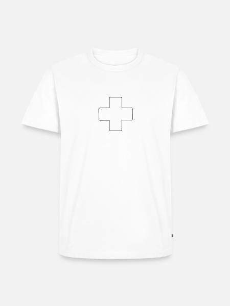 first aider - Men's Premium Organic T-Shirt - white