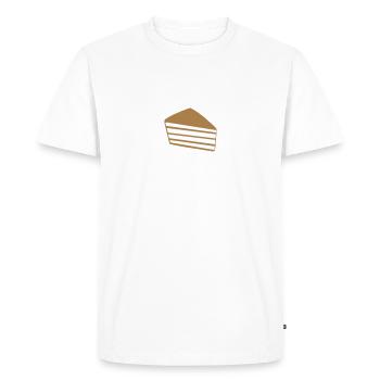 The Cake Is A Lie - Men's Premium Organic T-Shirt - white - Front - Nico (187cm)