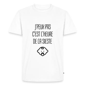 Nursery Nurse Kinderpflegerin Puéricultrice Baby - Men's Premium Organic T-Shirt - white - Front - Nico (187cm)