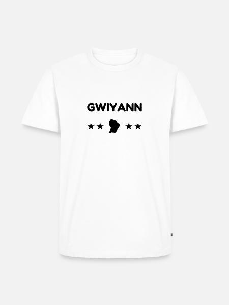 Guyane / 973 / Gwiyann / Guyana / Gwiyan - Men's Premium Organic T-Shirt - white