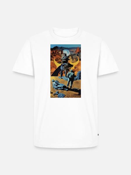 Surial Area - Männer Premium Bio T-Shirt - Weiß