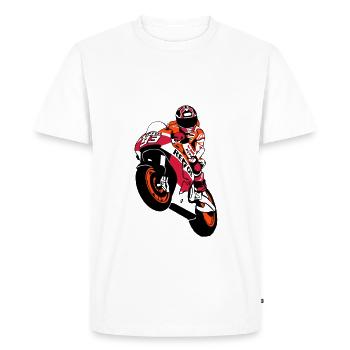 MotoGP - motorrad - T-shirt Premium bio Homme - blanc - Devant - Nico (187cm)