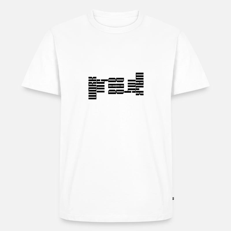 "Working Dad-Walking Dad" reverse - Männer Premium Bio T-Shirt - Weiß