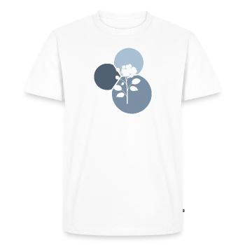 Blumenstrau Flower Power Hobby Gardener - Men's Premium Organic T-Shirt - white - Front - Nico (187cm)