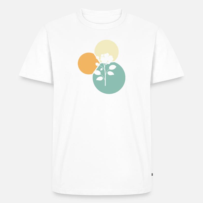 Florist Botanisch Hobbygärtner - Männer Premium Bio T-Shirt - Weiß
