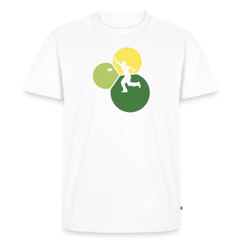 Rules Game Tournament - Men's Premium Organic T-Shirt - white - Front - Nico (187cm)
