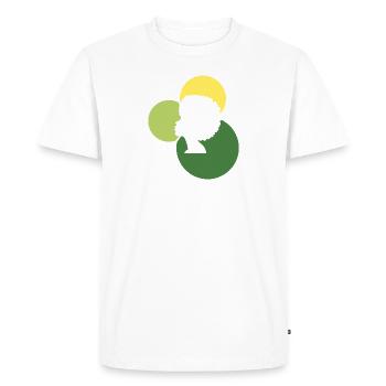 Groove des années 70 - T-shirt Premium bio Homme - blanc - Devant - Nico (187cm)