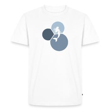 Lamantin à nageoires - T-shirt Premium bio Homme - blanc - Devant - Nico (187cm)