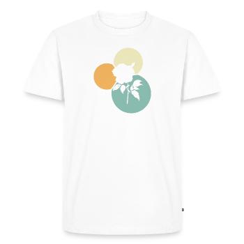 Fleuriste Fleuriste - T-shirt Premium bio Homme - blanc - Devant - Nico (187cm)