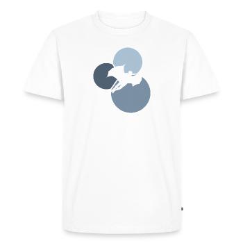 Wingsuit Flying Suit - Men's Premium Organic T-Shirt - white - Front - Nico (187cm)