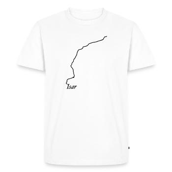Isar - T-shirt Premium bio Homme - blanc - Devant - Nico (187cm)