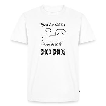 Train Railway Railway Trains Train Driver - Men's Premium Organic T-Shirt - white - Front - Nico (187cm)