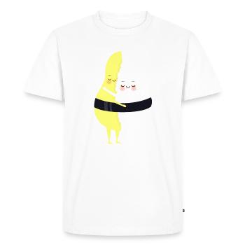 Avocado Sushi Love Valentine's Day - Men's Premium Organic T-Shirt - white - Front - Nico (187cm)