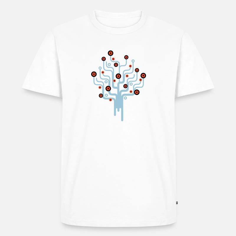 baum2_3f - Men's Premium Organic T-Shirt - white