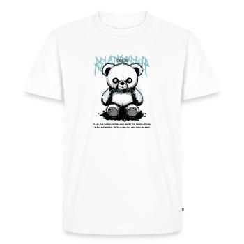 True Love toxique b - T-shirt Premium bio Homme - blanc - Devant - Nico (187cm)