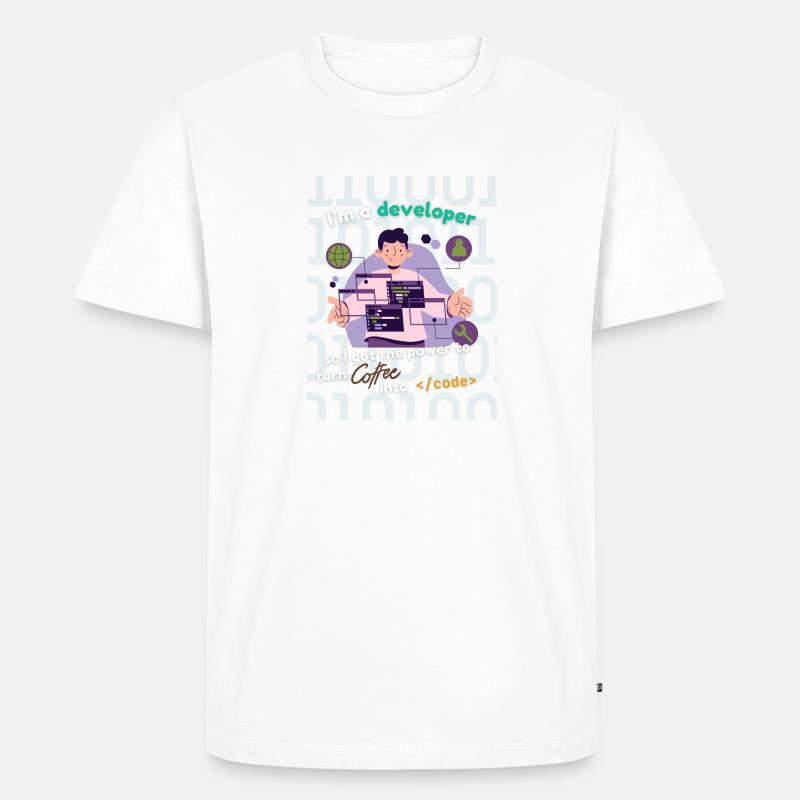 I'm a developer - T-shirt Premium bio Homme - undefined