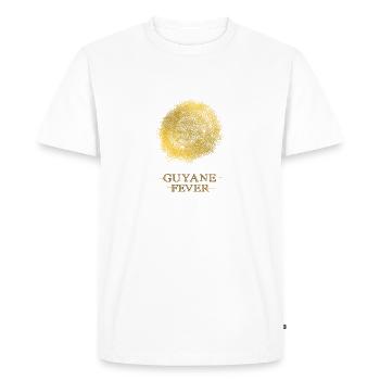 Guyane Fever OR Golden Spot 04 - T-shirt Premium bio Homme - blanc - Devant - Nico (187cm)