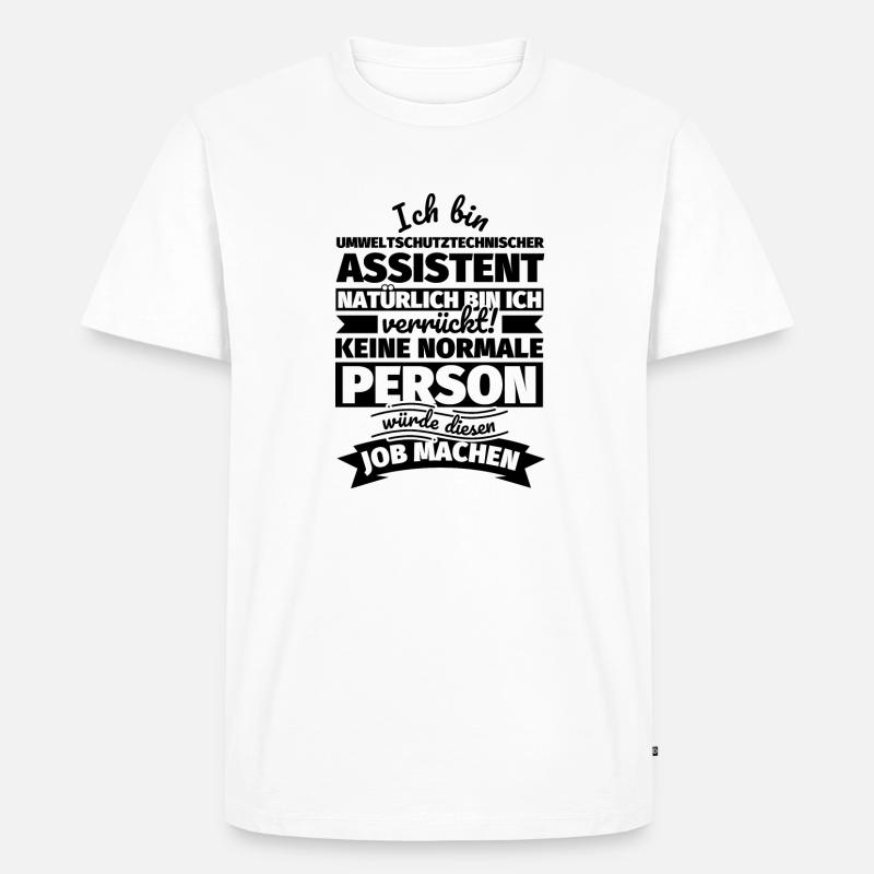 Umweltschutztechnischer Assistent Geschenke - Männer Premium Bio T-Shirt - Weiß