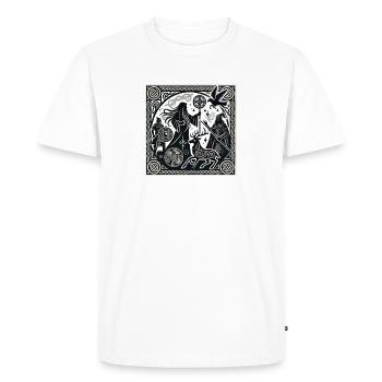 Legende 1 - T-shirt Premium bio Homme - blanc - Devant - Nico (187cm)