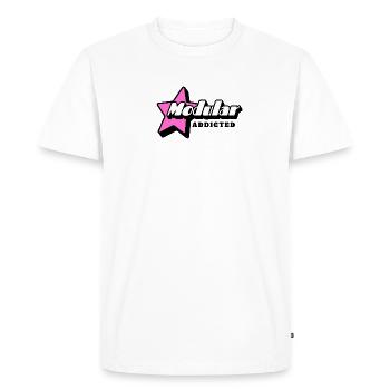 Modular Addicted Synthesizer - Men's Premium Organic T-Shirt - white - Front - Nico (187cm)