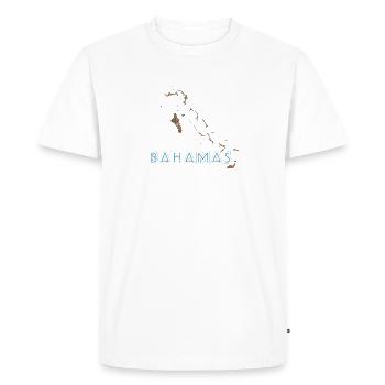 Bahamas Pride - Men's Premium Organic T-Shirt - white - Front - Nico (187cm)