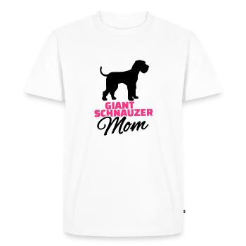 Giant Schnauzer Mom - T-shirt Premium bio Homme - blanc - Devant - Nico (187cm)