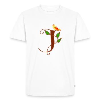 canari j - T-shirt Premium bio Homme - blanc - Devant - Nico (187cm)