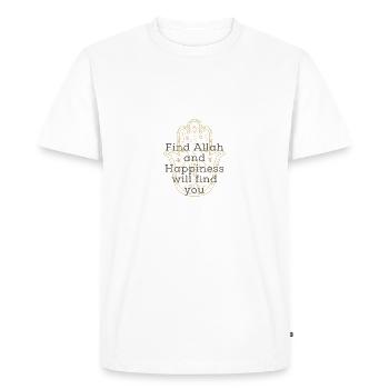 Islam allah muslim saying t-shirt - Men's Premium Organic T-Shirt - white - Front - Nico (187cm)