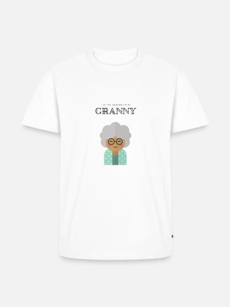 Granny Season - Männer Premium Bio T-Shirt - Weiß