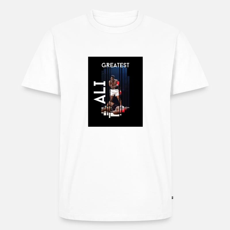 Größte Sammlung - Ali One - Männer Premium Bio T-Shirt - Weiß