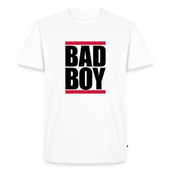 Beam Bad Boy - T-shirt Premium bio Homme - blanc - Devant - Nico (187cm)