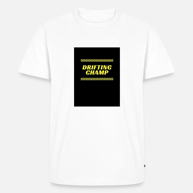 Drift - Männer Premium Bio T-Shirt - Weiß