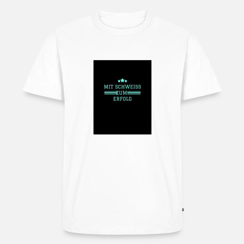 D5ABACBC DFC2 4D2D 9FF0 936032E8E94A - Männer Premium Bio T-Shirt - Weiß
