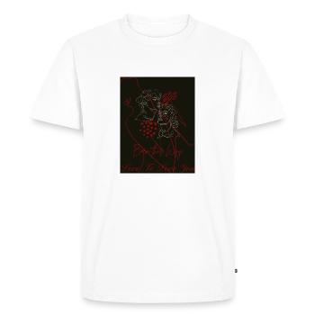 Aimer t’aimer - T-shirt Premium bio Homme - blanc - Devant - Nico (187cm)
