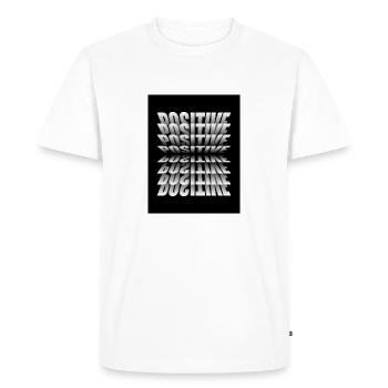 signe zodiaque la positivité - T-shirt Premium bio Homme - blanc - Devant - Nico (187cm)